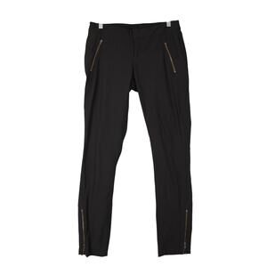 Athleta Womens Stellar Tight Zip Pocket Ankle Pants Size Med‎ Black